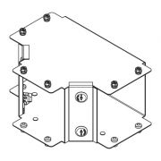 Legrand Salamandre MGR33BGT 75mm x 75mm Galvanised Steel 90&deg; Internal Lid Equal Tee